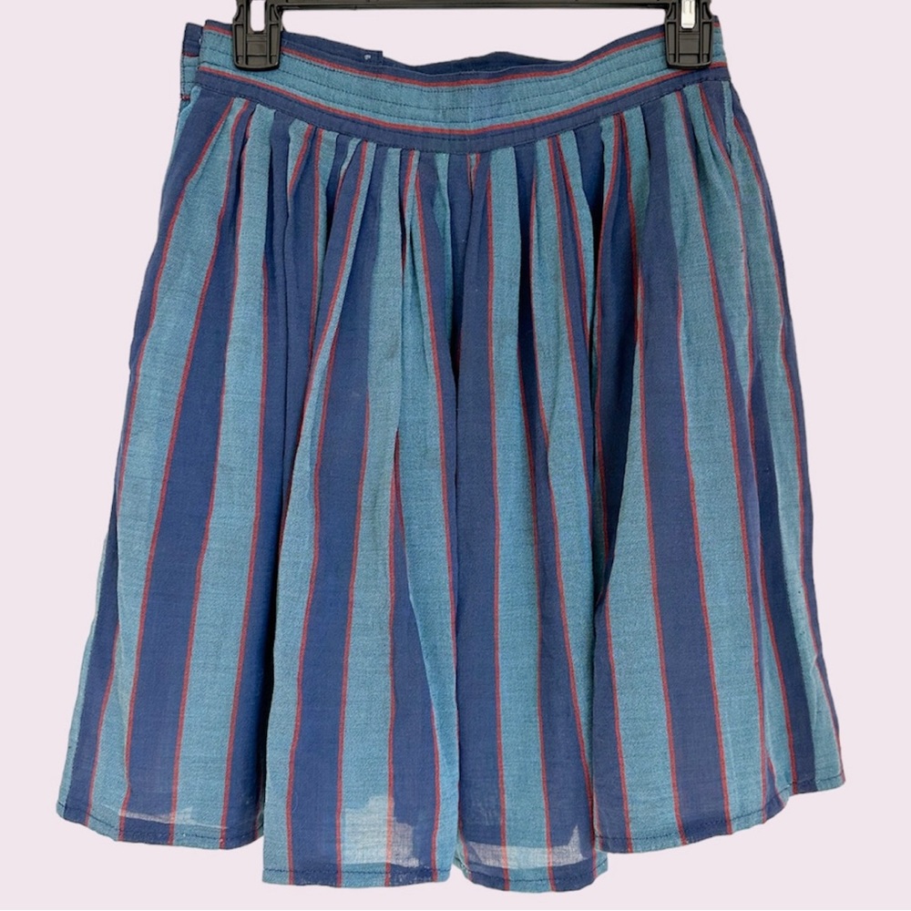 Vintage striped skater skirt